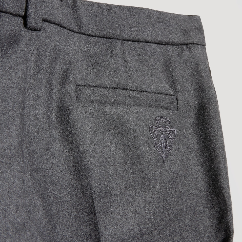 Pantalon pour enfant en flanelle de laine