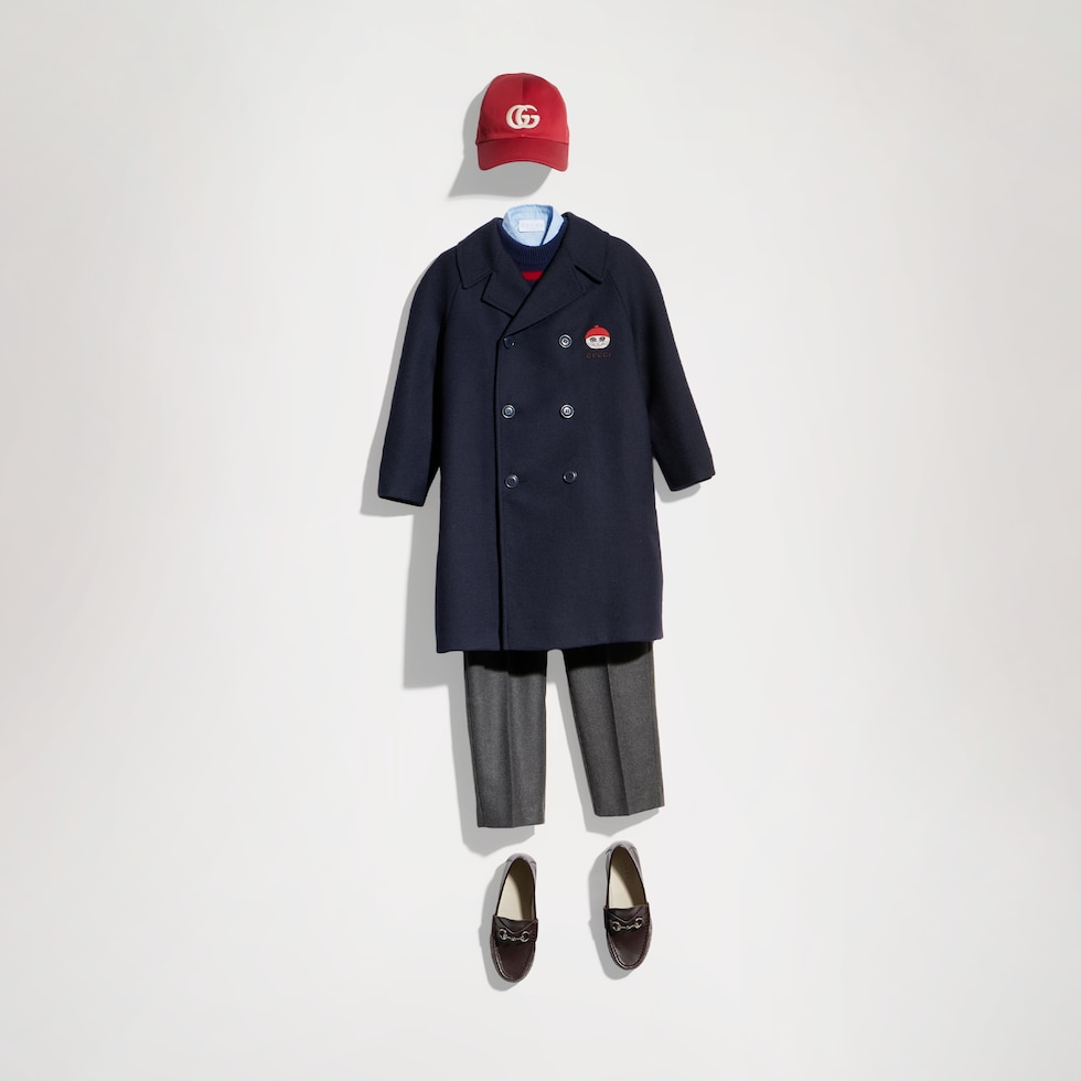 Pantalon pour enfant en flanelle de laine