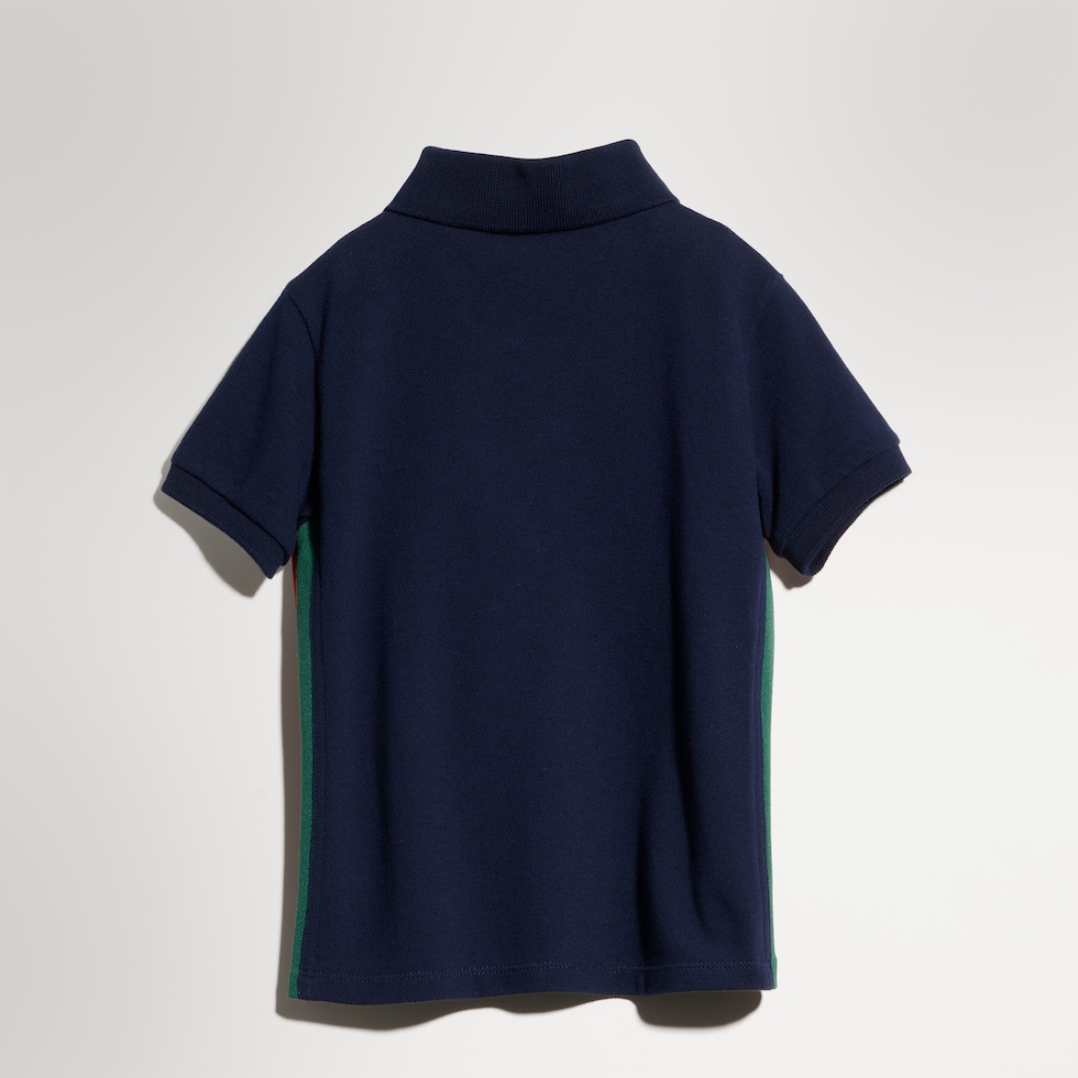 Children's cotton polo shirt