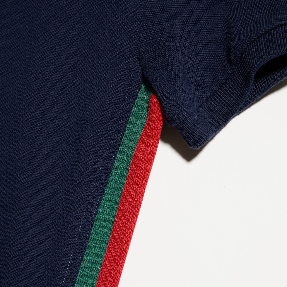 Children's cotton polo shirt