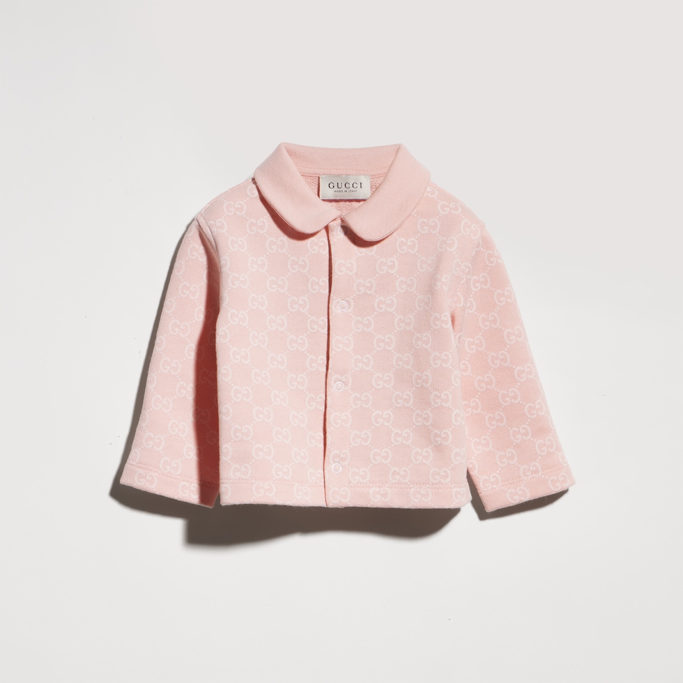 Baby printed cotton cardigan