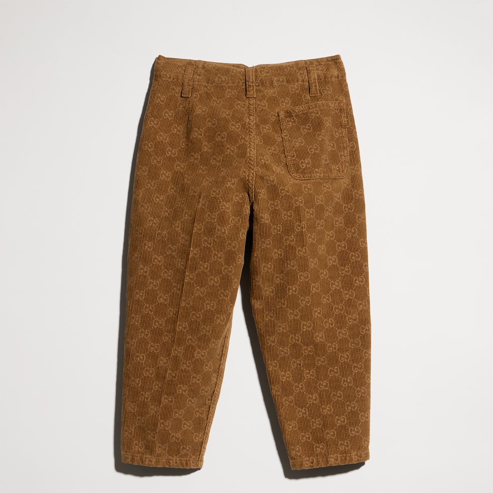 Pantalon pour enfant en velours côtelé