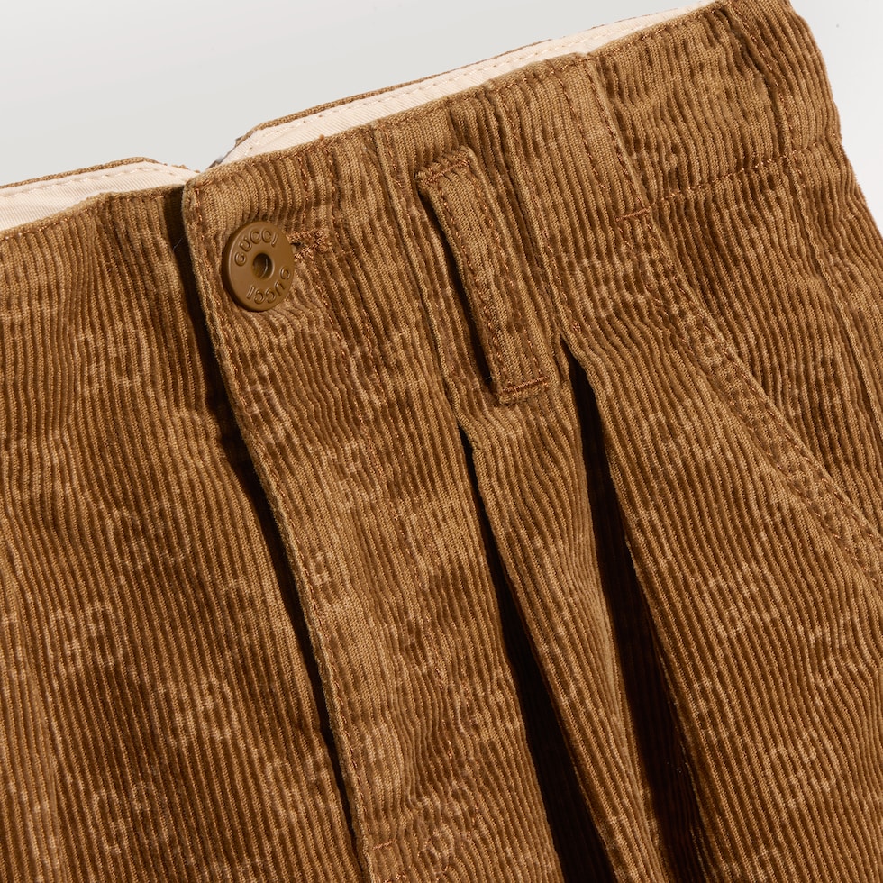 Pantalon pour enfant en velours côtelé