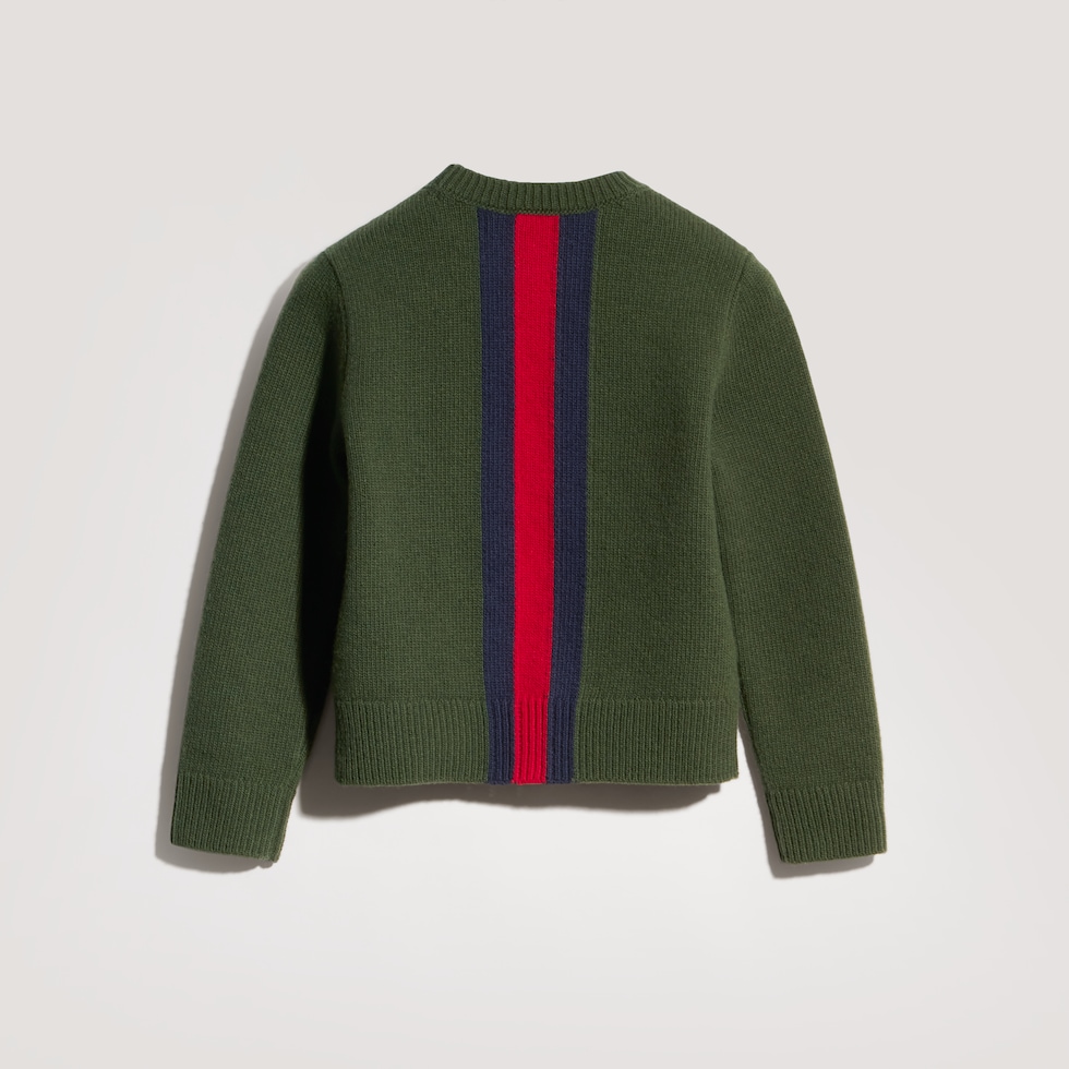 Children's wool sweater with Web