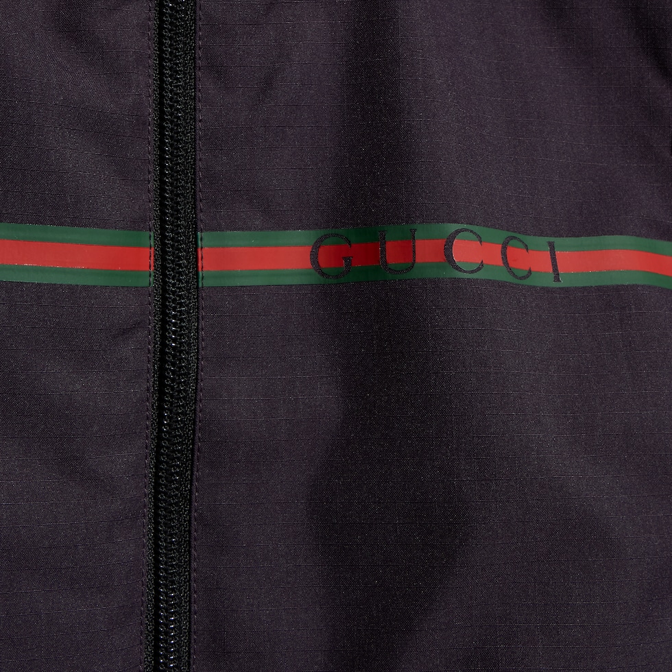 Children's nylon zip jacket with Web