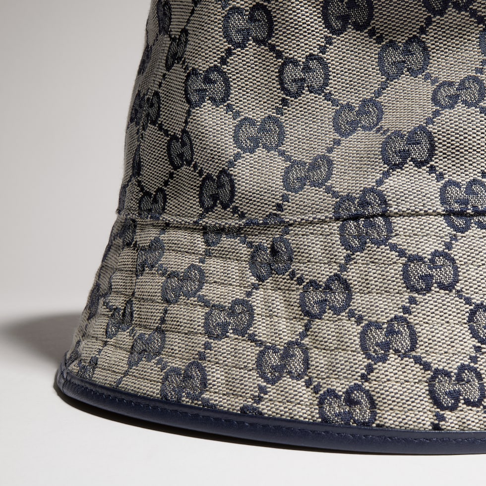 หมวก GG cotton canvas bucket hat