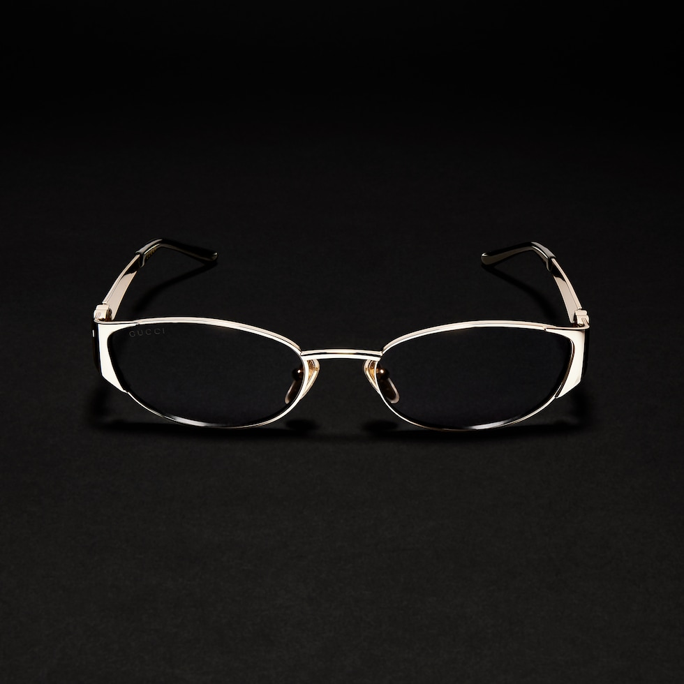 Oval-frame sunglasses