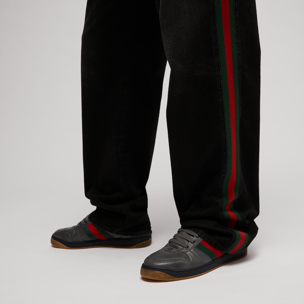 Men's wornout-effect Screener sneaker