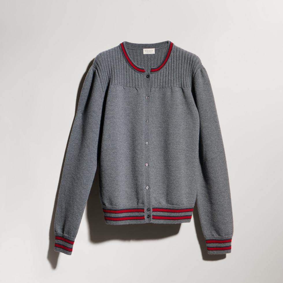 Kinder-Cardigan aus Wolle