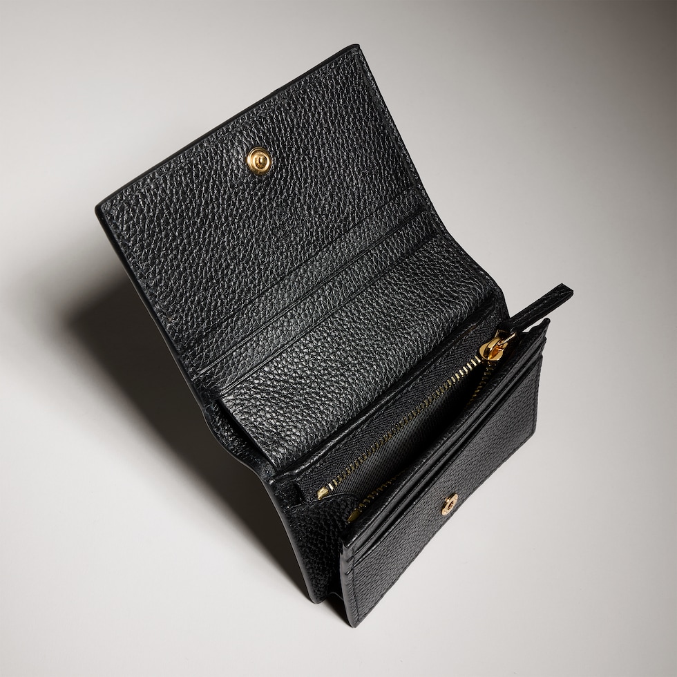 Zweifarbige GG Marmont Kartenbrieftasche
