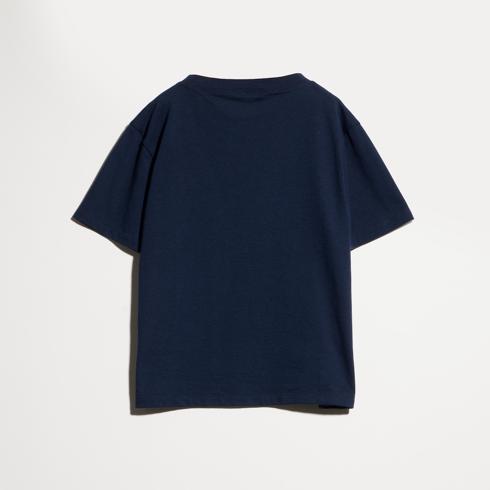 Camiseta infantil de algodón con estampado