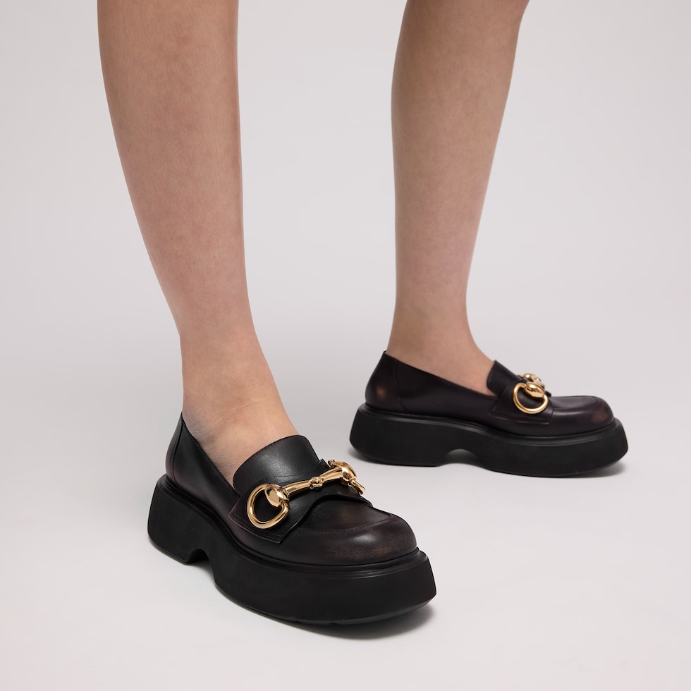 Women's chunky loafer with Horsebit