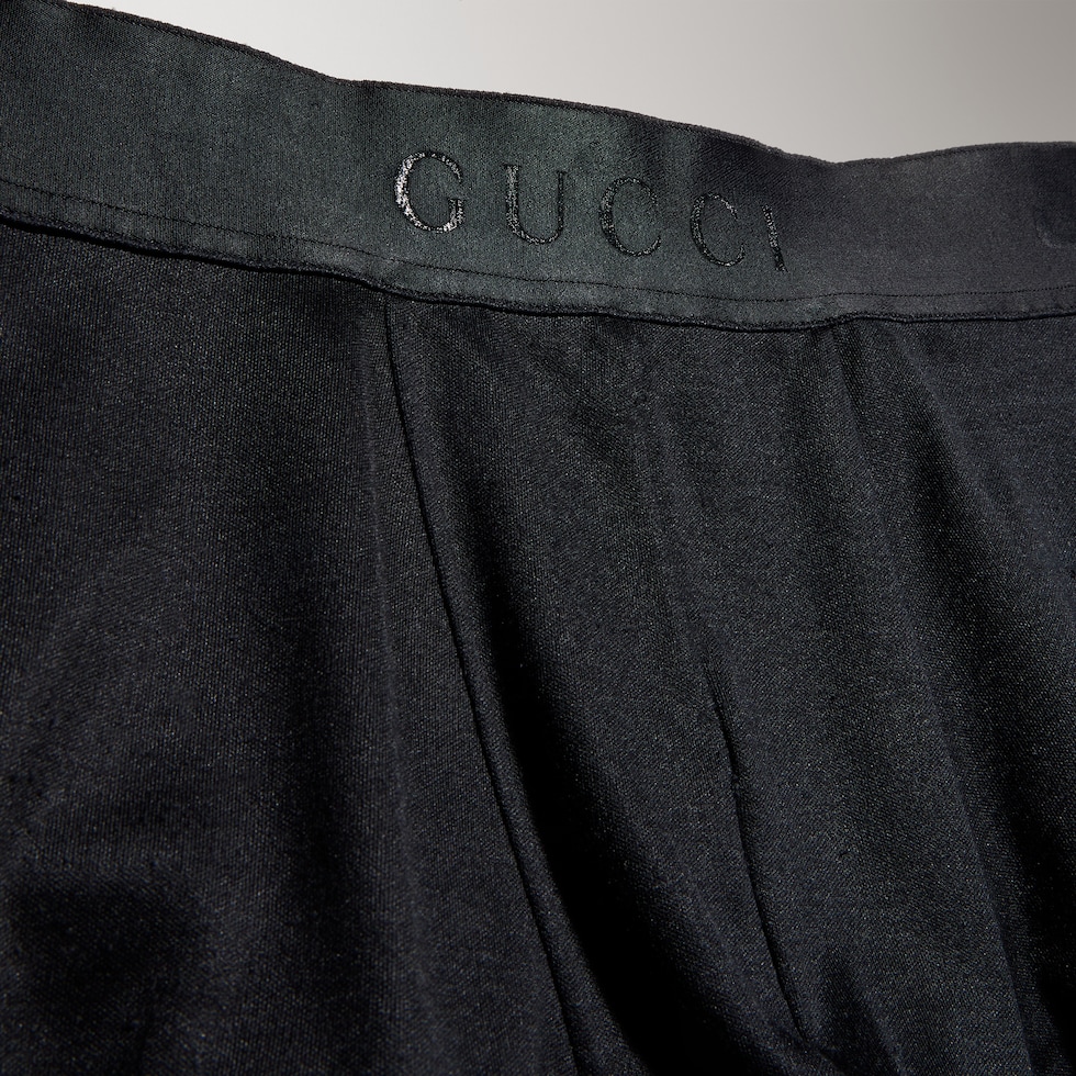 Boxer in jersey di seta leggera con stampa