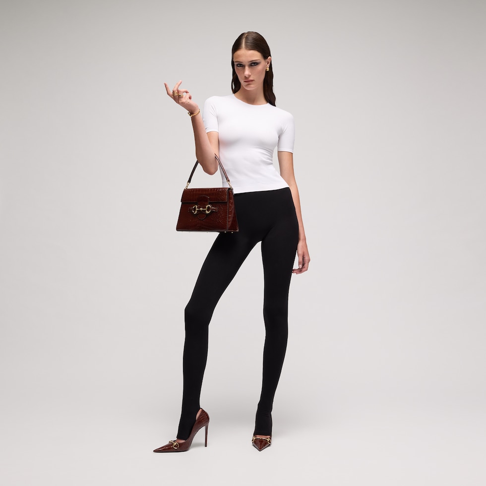 T-shirt en jersey nylon stretch sans couture