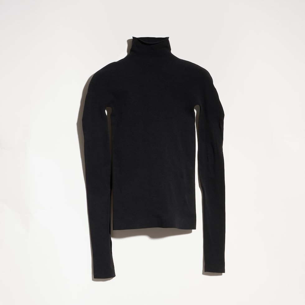 Nahtloses Stretch-Nylon-Jersey-Top
