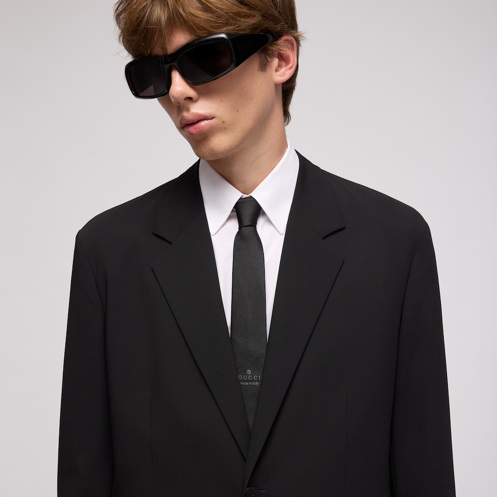 Veste en mélange de laine technique