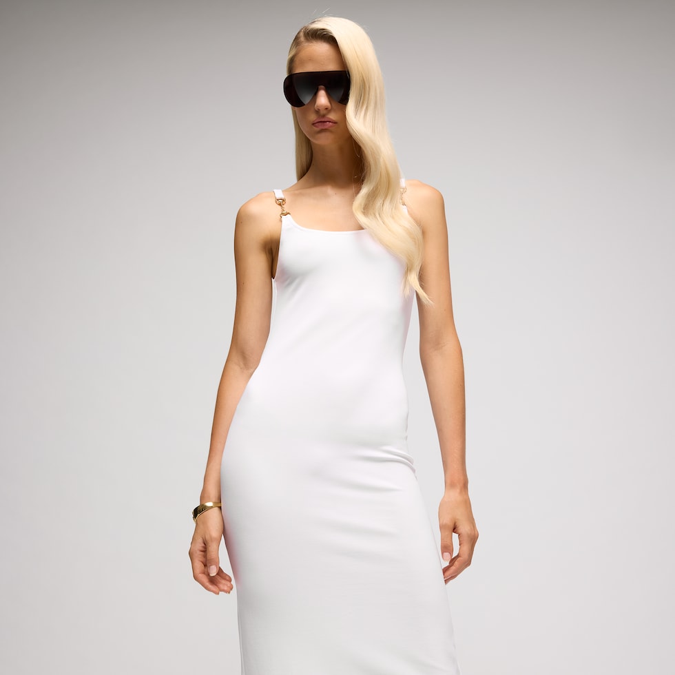 Viscose crêpe jersey dress