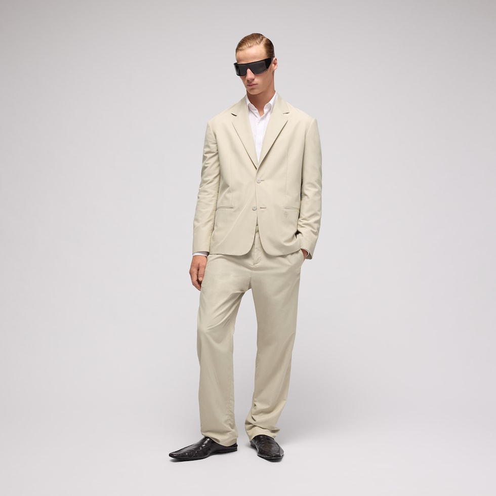 Lightweight cotton nylon twill pants