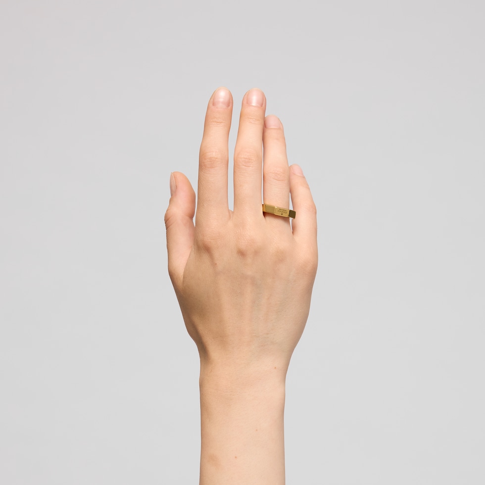 Gucci Trademark squared ring