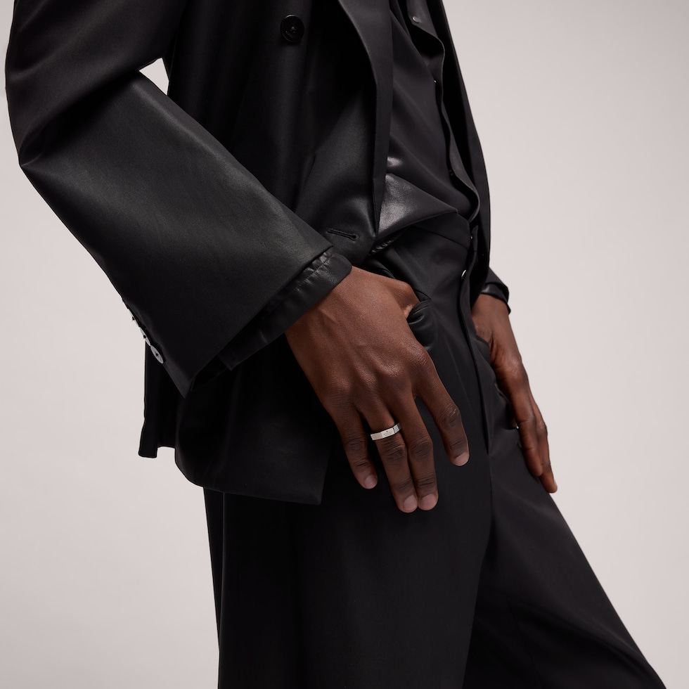 Bague carrée Gucci Trademark