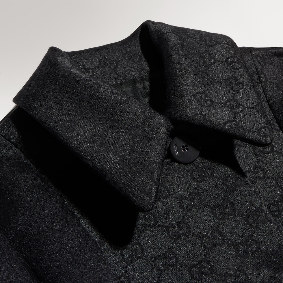 Mantel aus GG Viskose-Jacquard