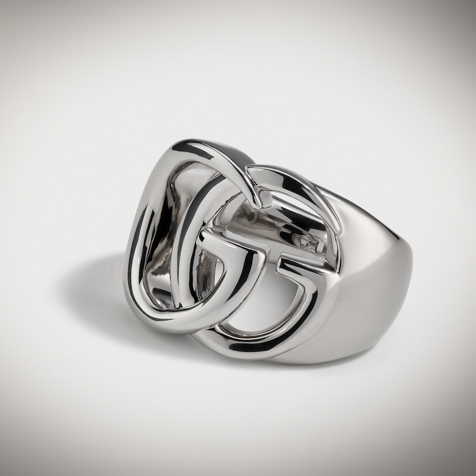 Breiter GG Marmont Ring mit Cut-out-Detail