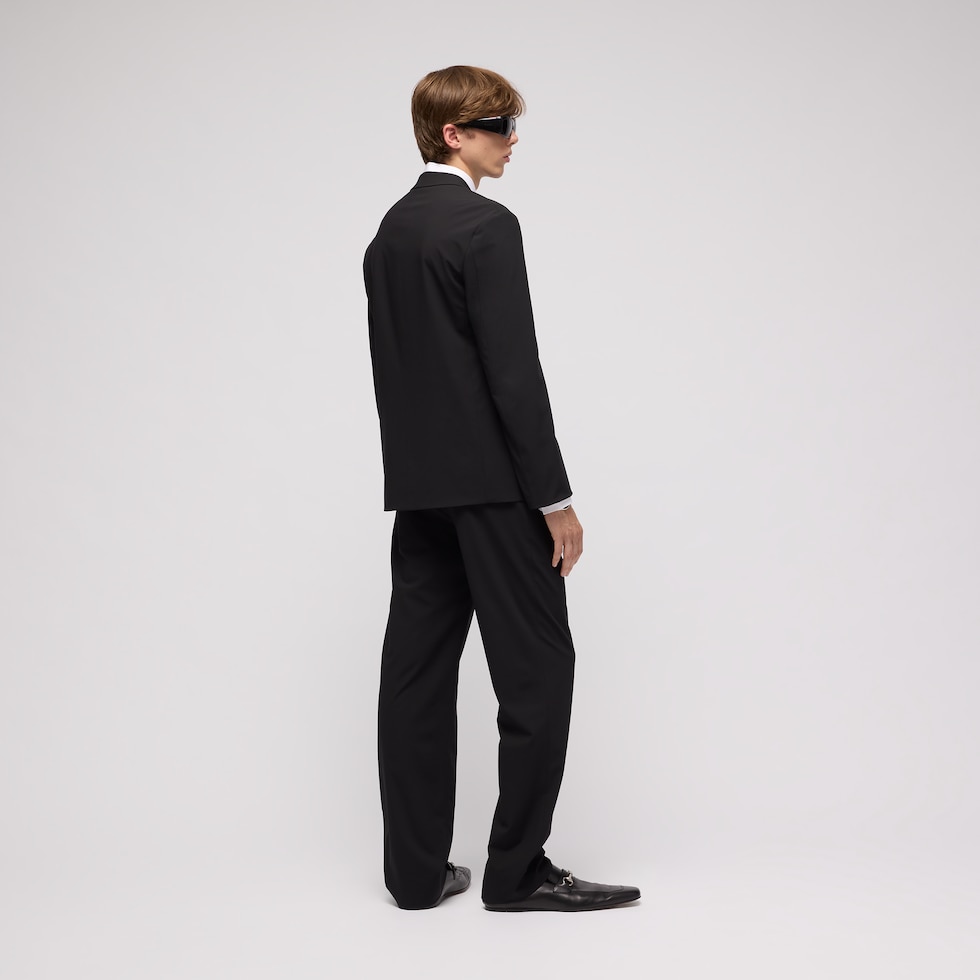 Pantalon en mélange de laine technique