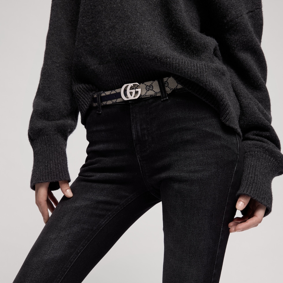 Ceinture réversible Cut GG Marmont