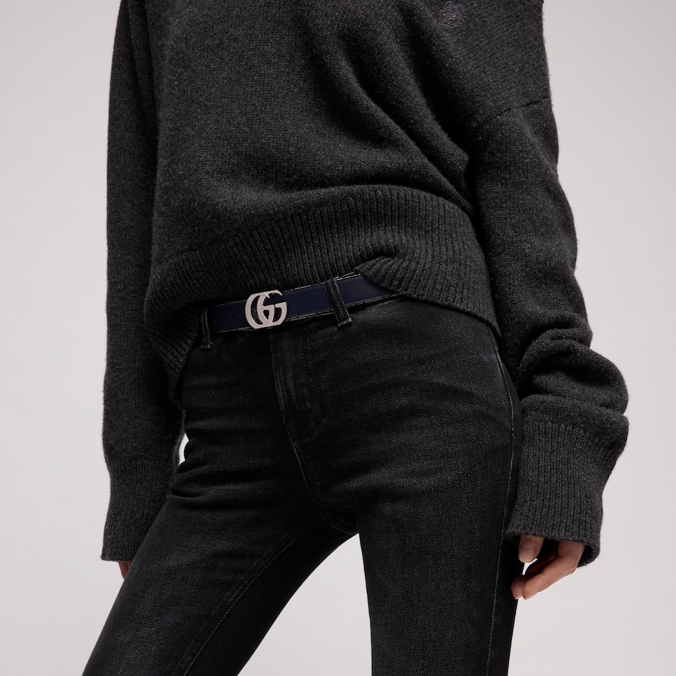Ceinture réversible Cut GG Marmont