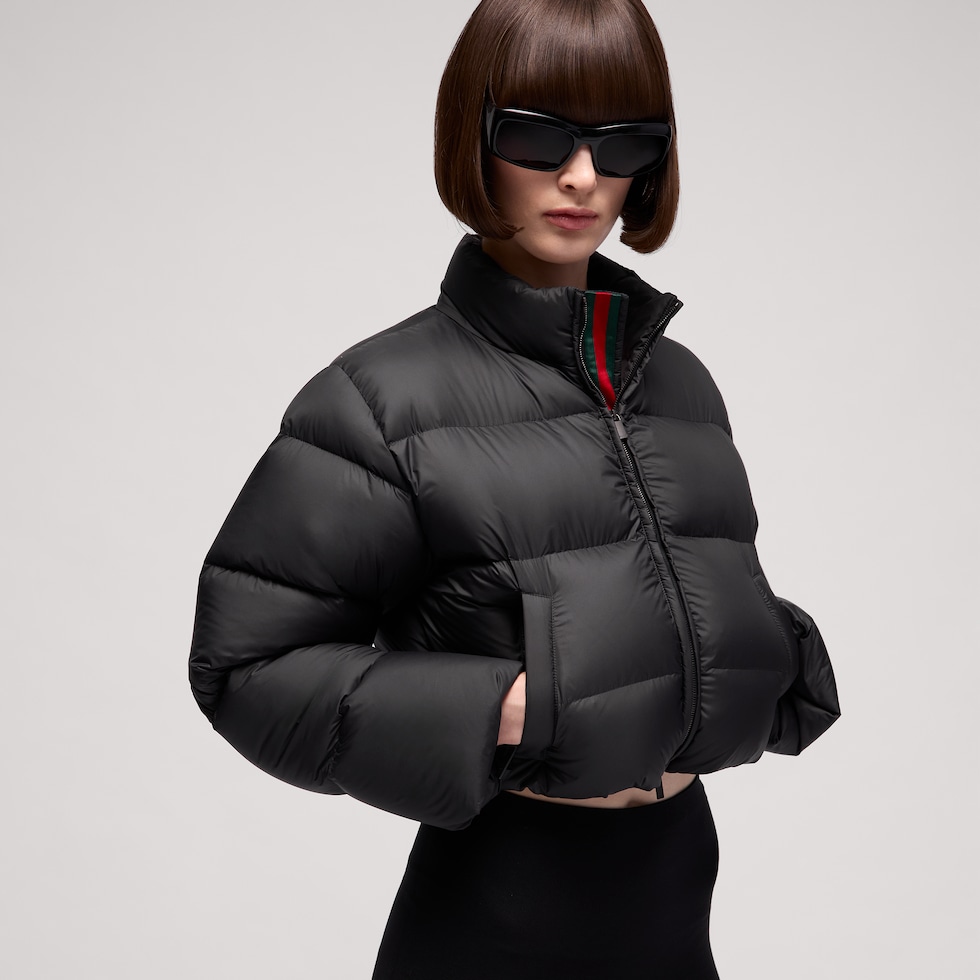 Padded polyester puffer jacket