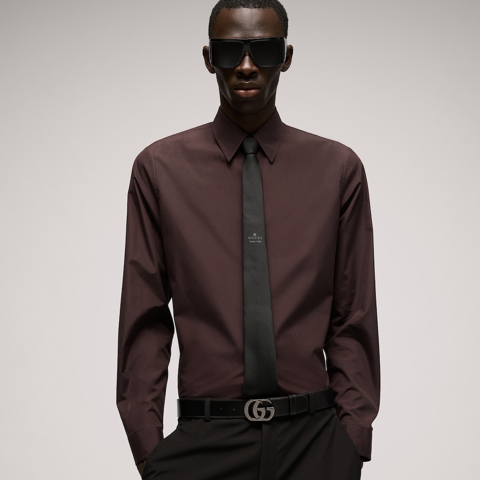 Camicia in popeline di cotone