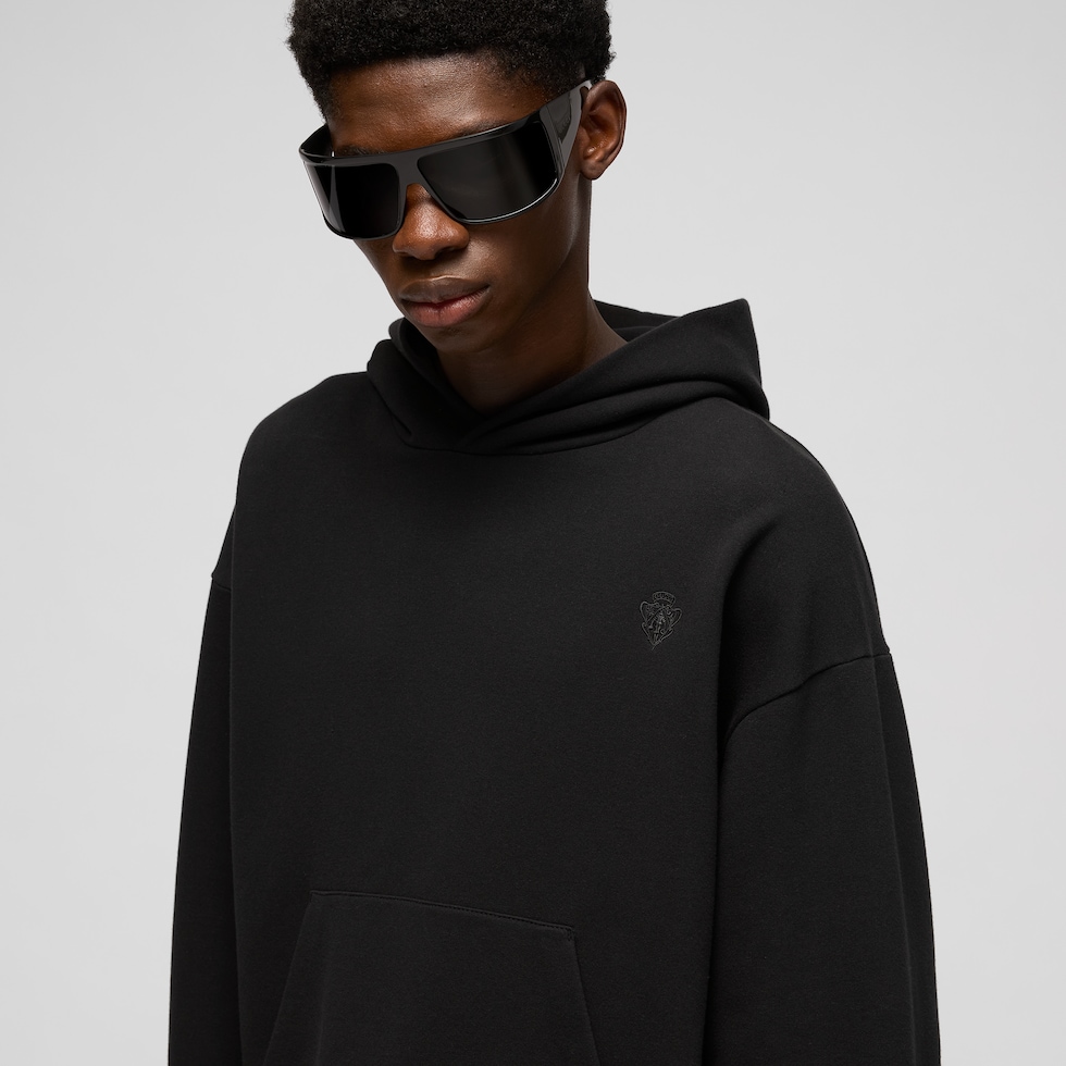Cotton cashmere jersey sweatshirt