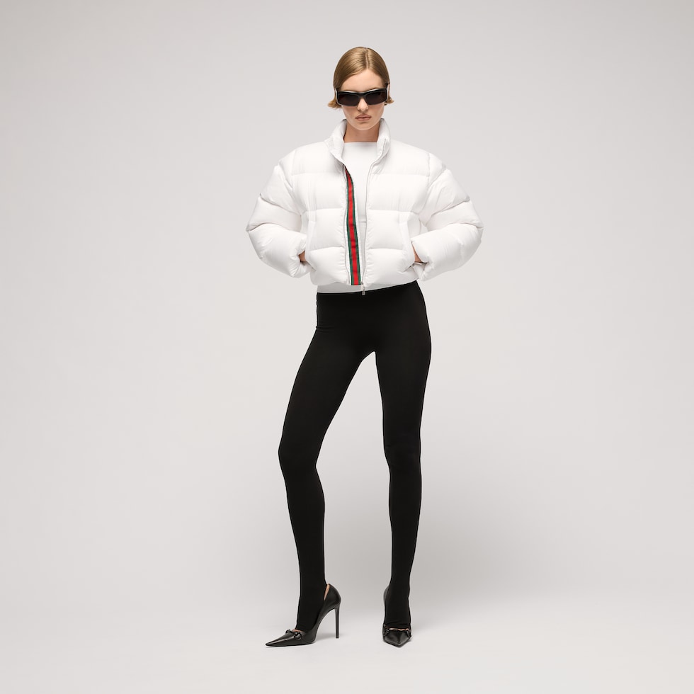 Padded polyester puffer jacket