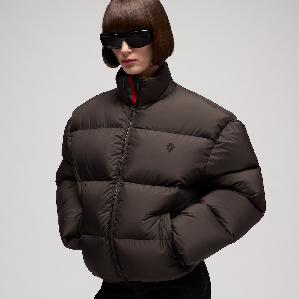 Padded polyester puffer jacket