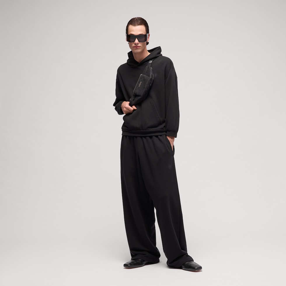 Cotton cashmere jersey leisure pants