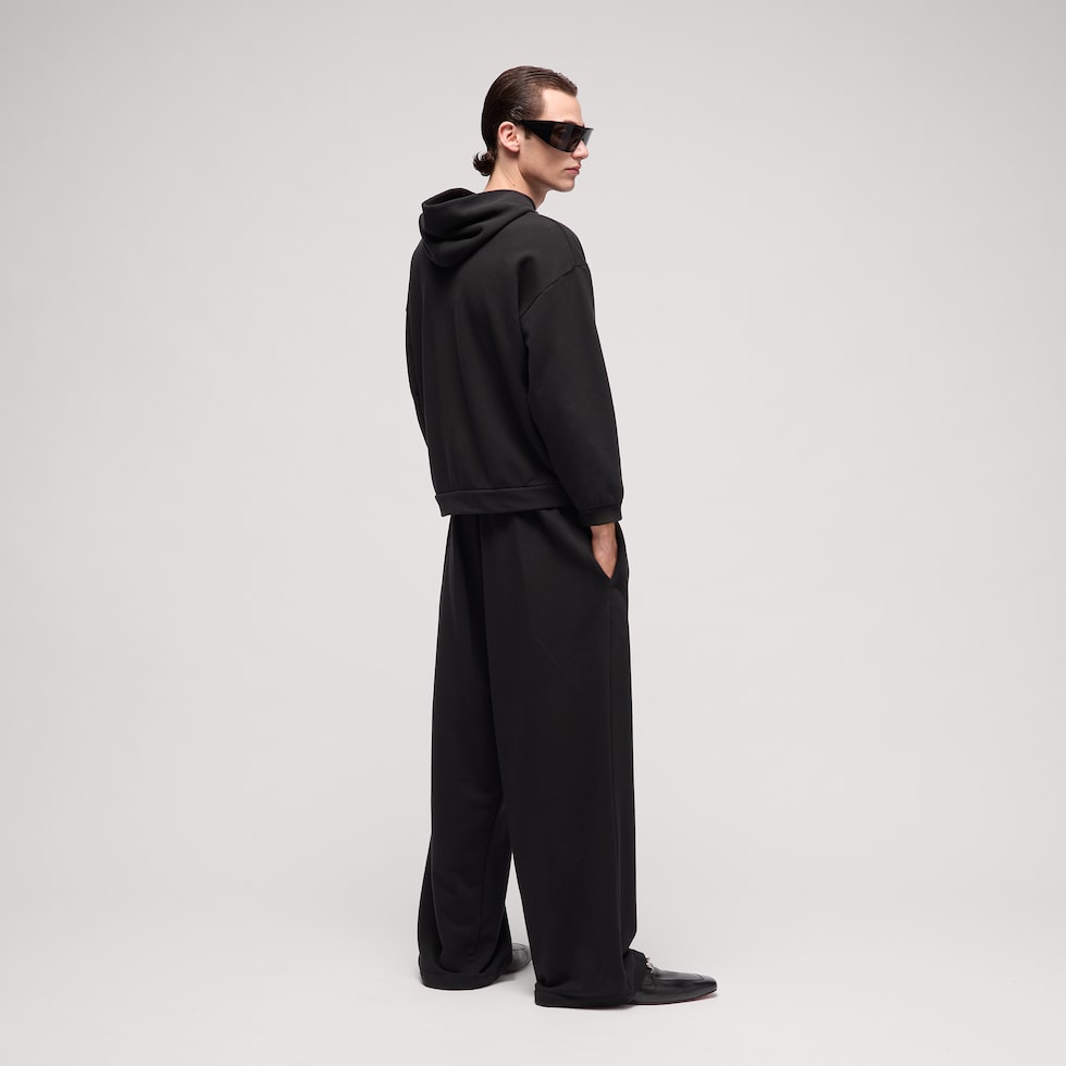 Cotton cashmere jersey leisure pants
