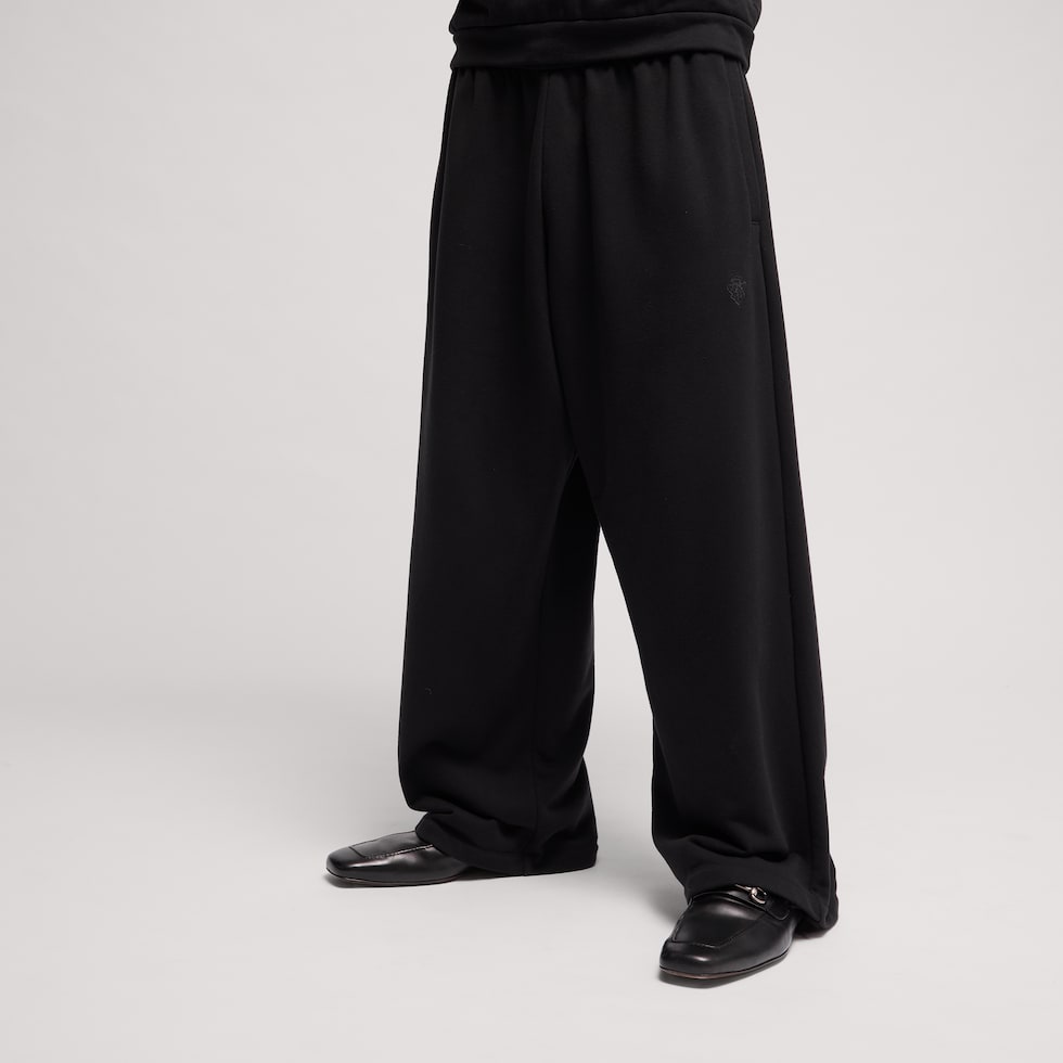 Cotton cashmere jersey leisure pants