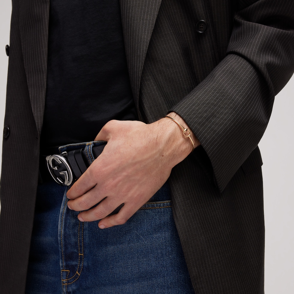 Gucci Horsebit 18k bangle bracelet