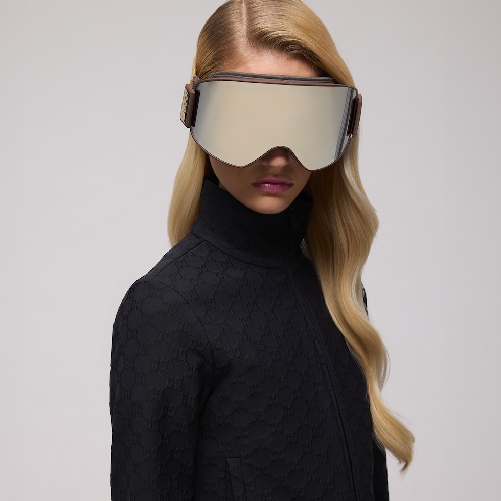 Mask-shaped sunglasses