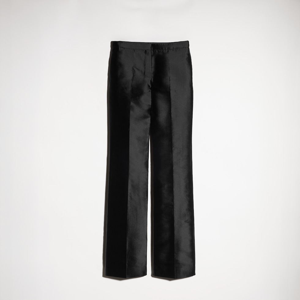 Mikado silk pants