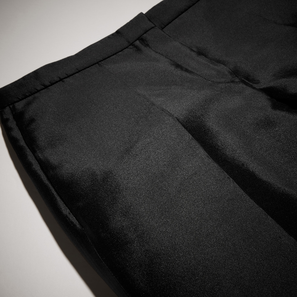 Mikado silk pants