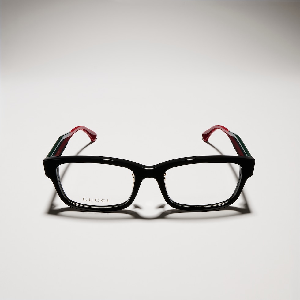 Low nose bridge fit rectangular optical frame