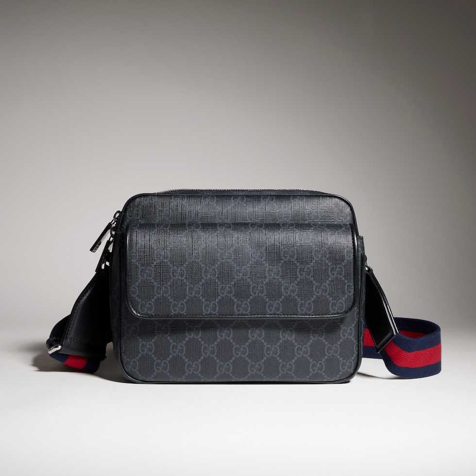 GG Black small crossbody bag