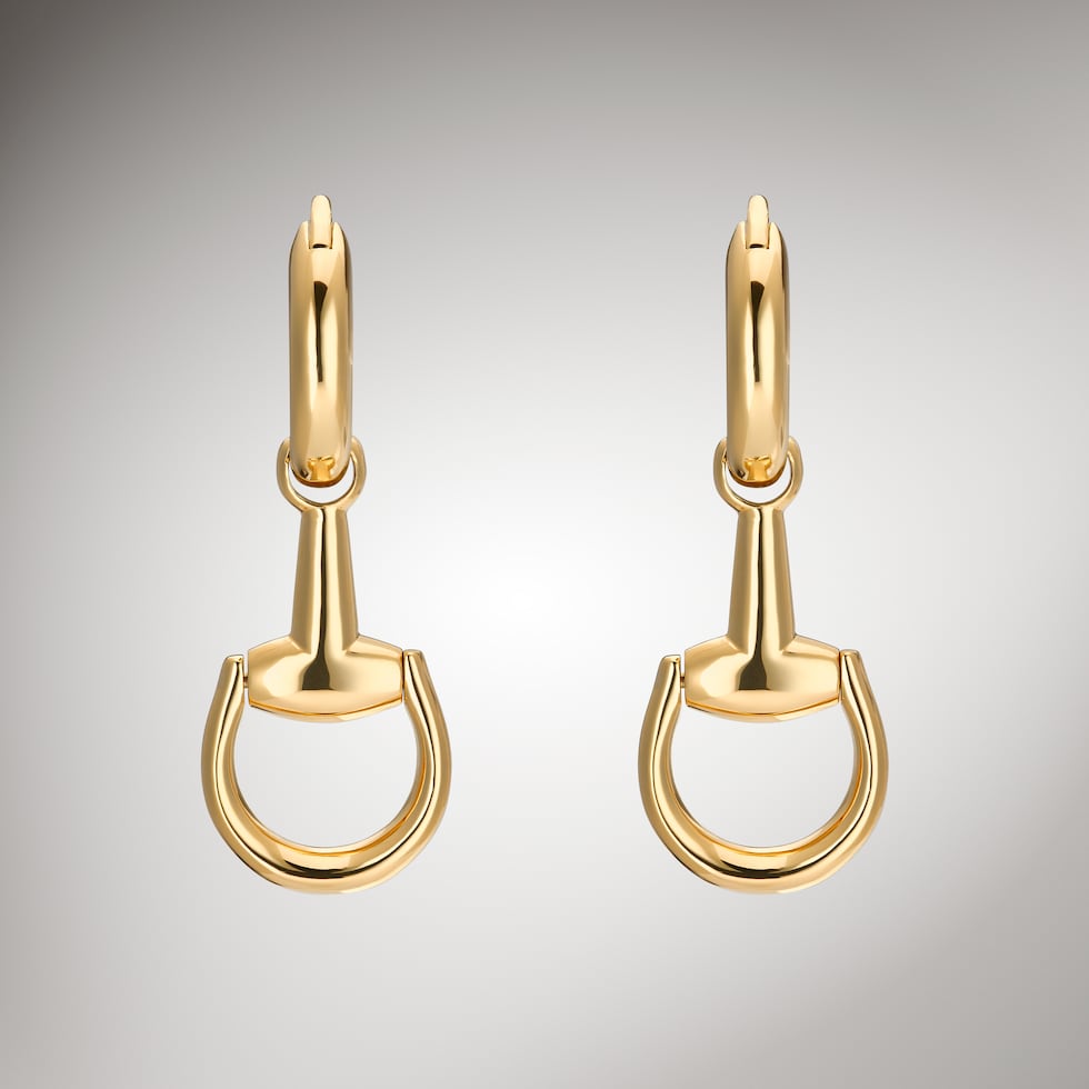 〔ホースビット〕18K ピアス