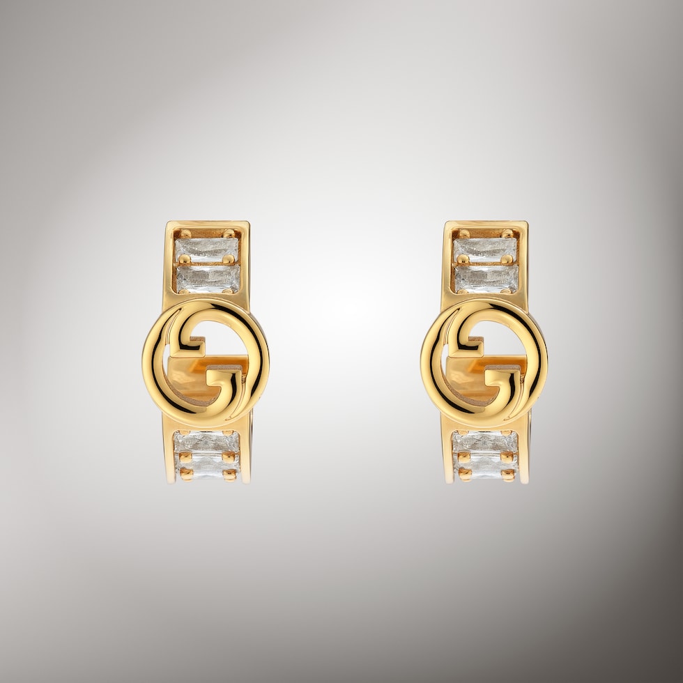 Gucci Blondie crystal mini earrings
