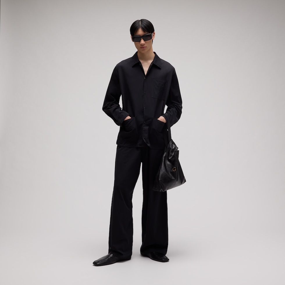 Cotton twill leisure pants