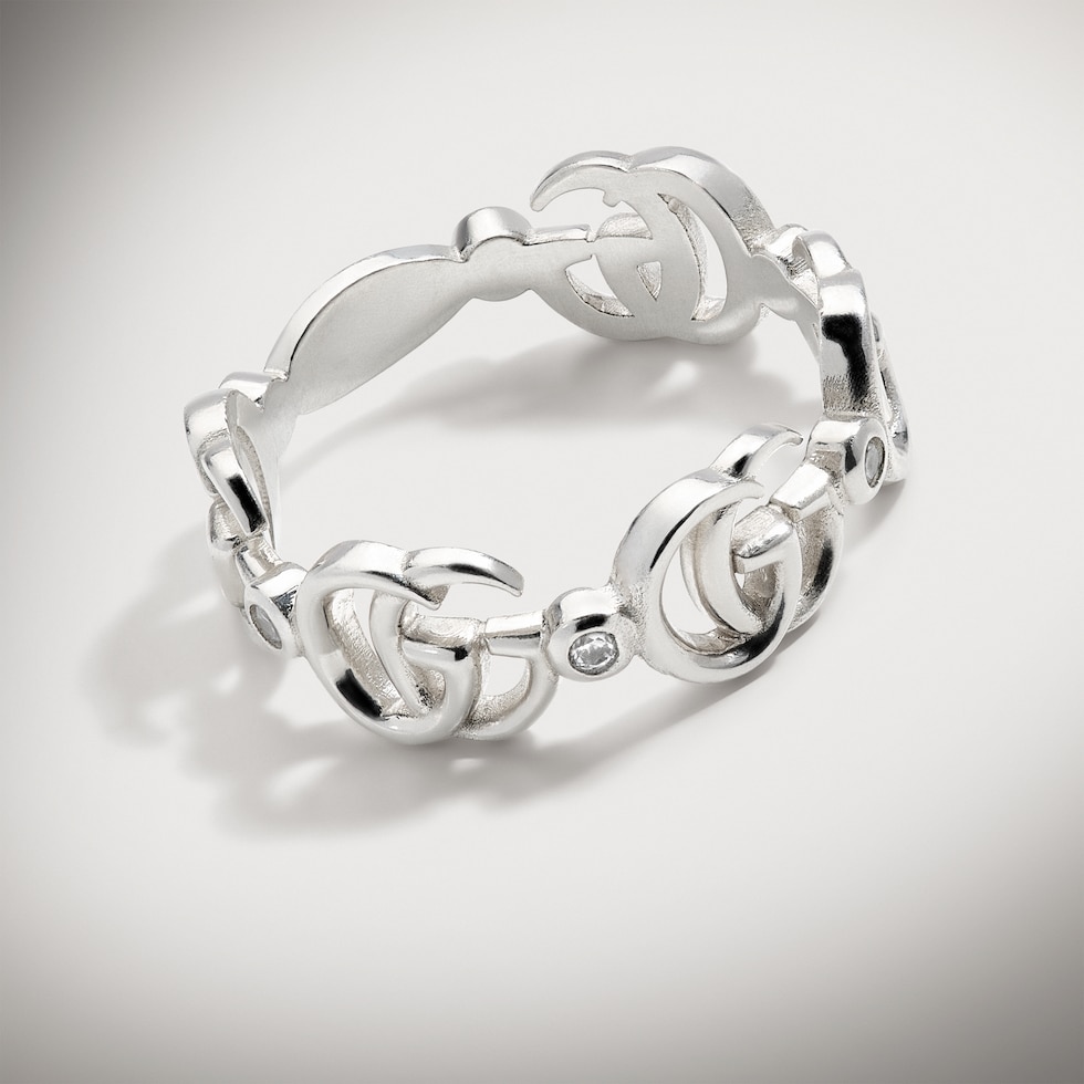 GG Marmont ring with crystals