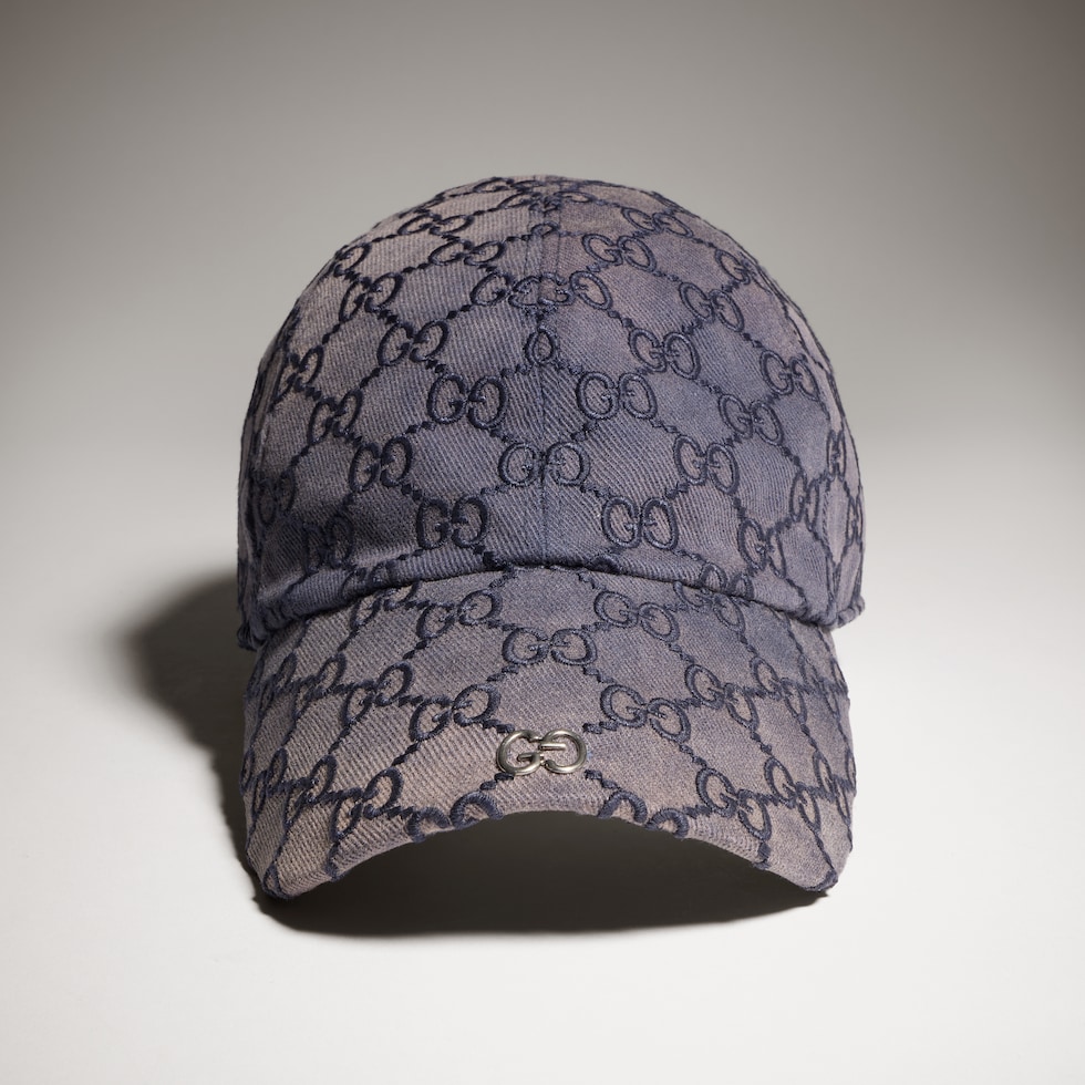 Casquette en toile de coton brodée