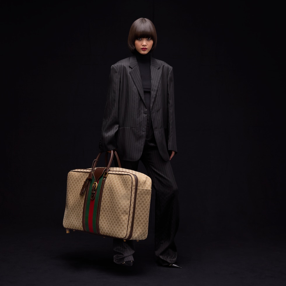 Large soft suitcase with Web