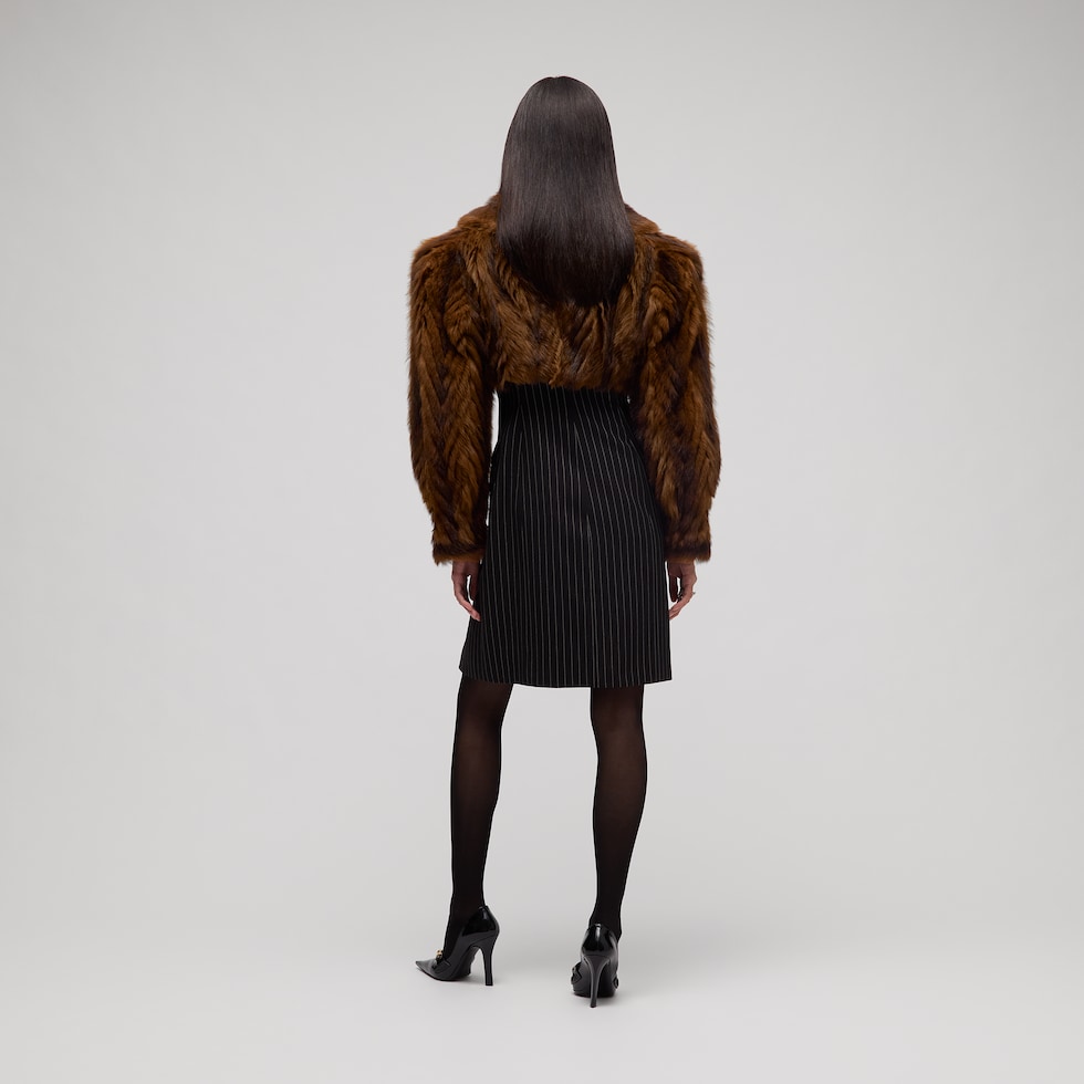 Soft shearling bolero